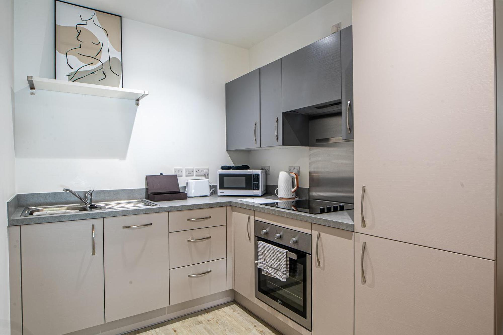 Modern And Spacious Apartment In Salford Quays 曼彻斯特 外观 照片